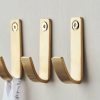 Home Decor Meraki | Hook Thapsus Brushed Brass Finish