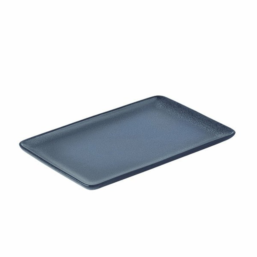 Home Decor Aida | Raw By Aida Midnight Blue Rectangular Plate