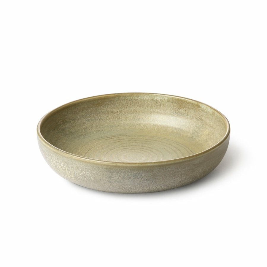 Kitchen & Tableware HKliving | Deep Plate Rustic Green/Grey