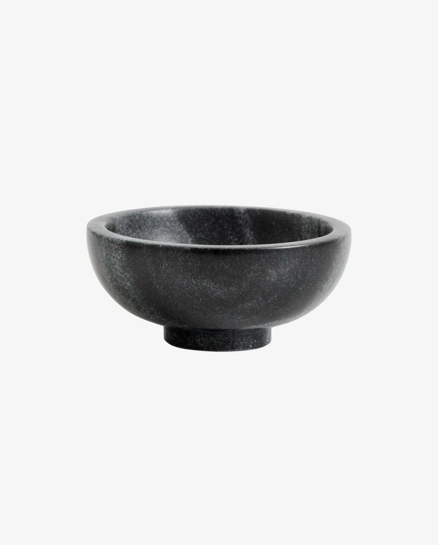 Home Decor Nordal | Bowl Black/Grey Marble