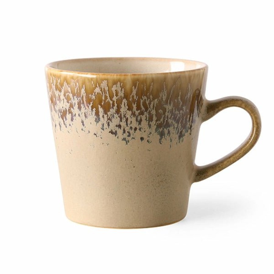 Kitchen & Tableware HKliving | Cappuccino Mugs: Hkliving, 70S Collection