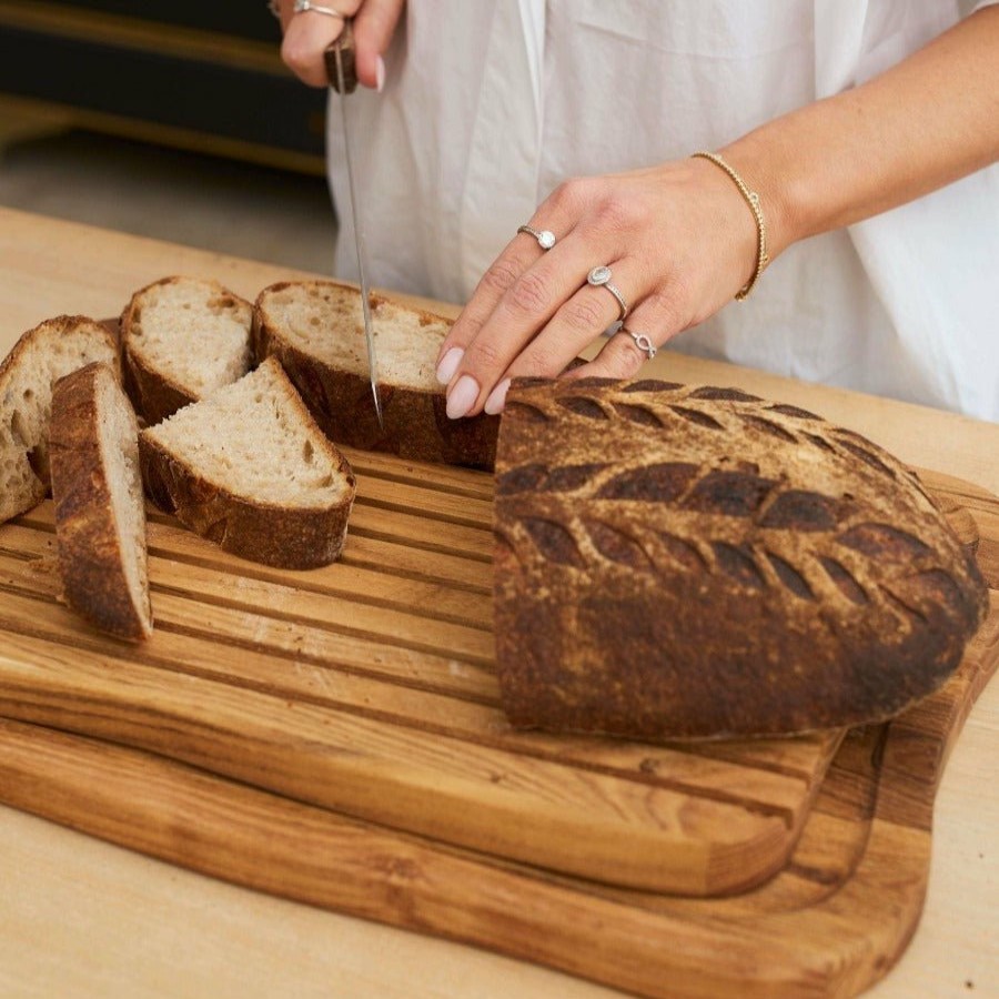 Kitchen & Tableware Aida | Teak Wood Bread Cuttingboard