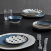 Kitchen & Tableware Nordal | Grainy Lunch Plate Dark Blue