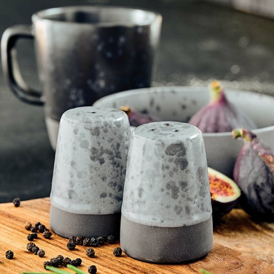 Kitchen & Tableware Aida | Salt & Pepper Set In Nordic Grey From Aida Denmark