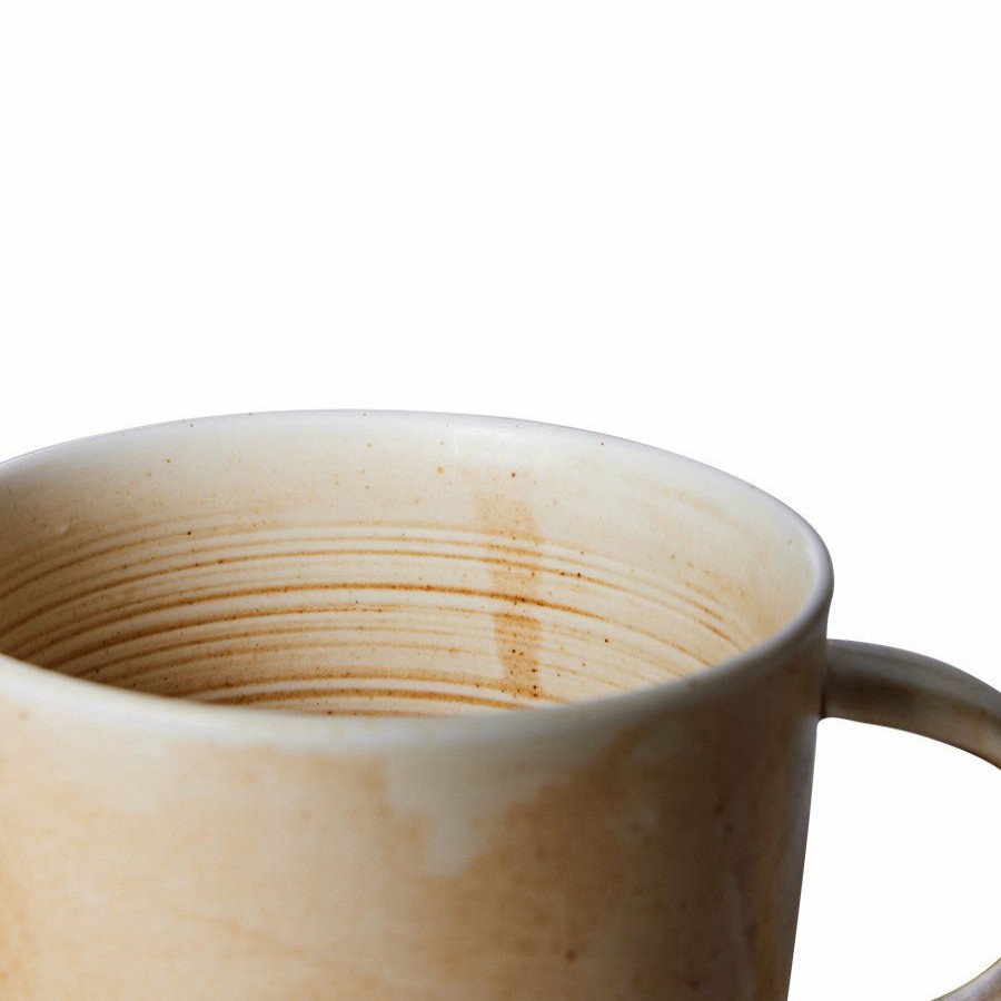 Kitchen & Tableware HKLiving | Mug Rustic Cream/Brown