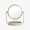 Home Decor Nordal | Haja Table Mirror Golden