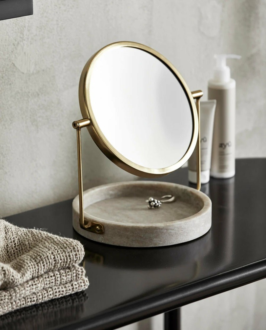 Home Decor Nordal | Haja Table Mirror Golden