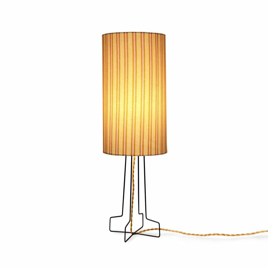 Furniture HKLiving | Doris For Hkliving Printed Cylinder Lamp Shadestripes