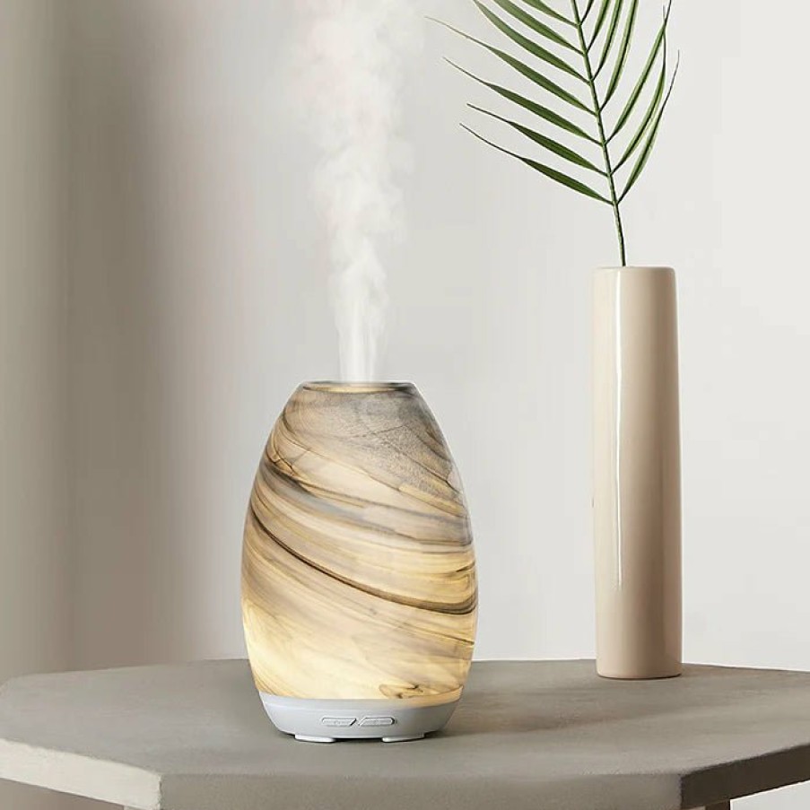 Home Decor MadebyZen | Jasper Black And Grey Aroma Diffuser