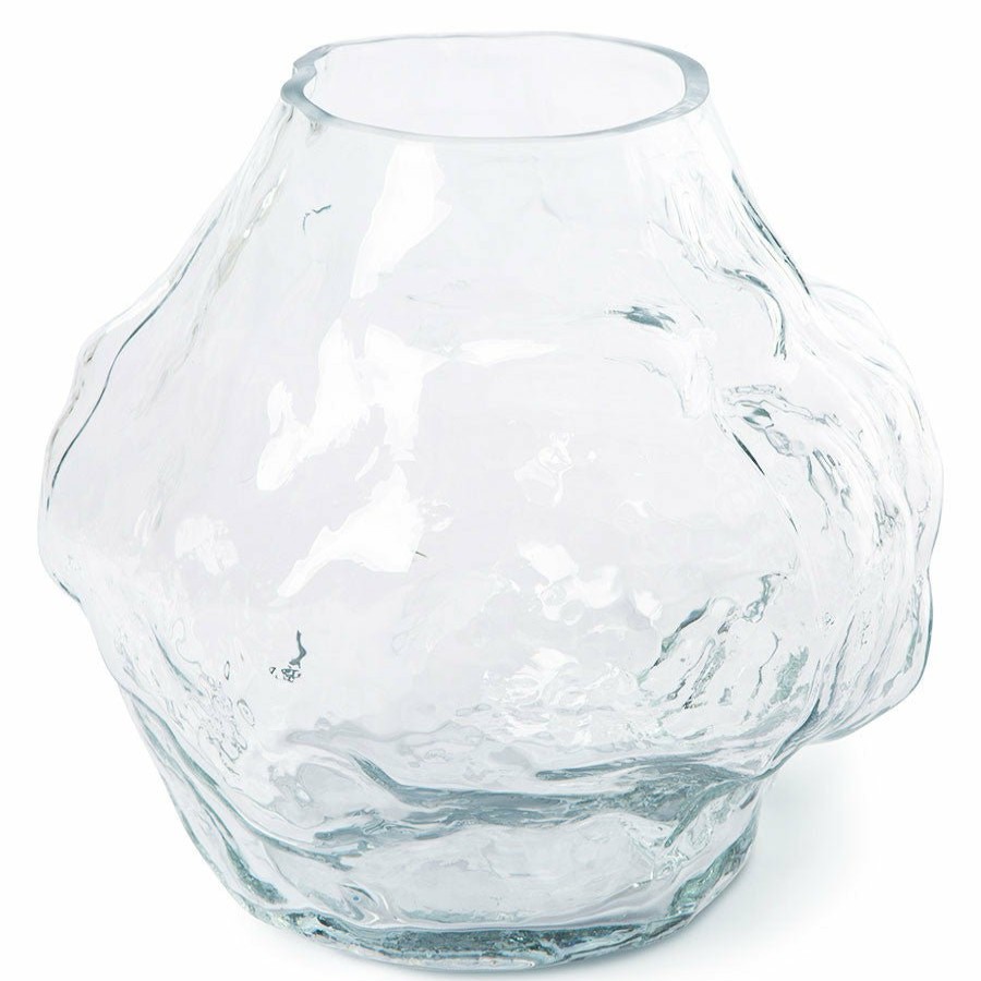 Home Decor HKLiving | Cloud Vase Clear Glass Low