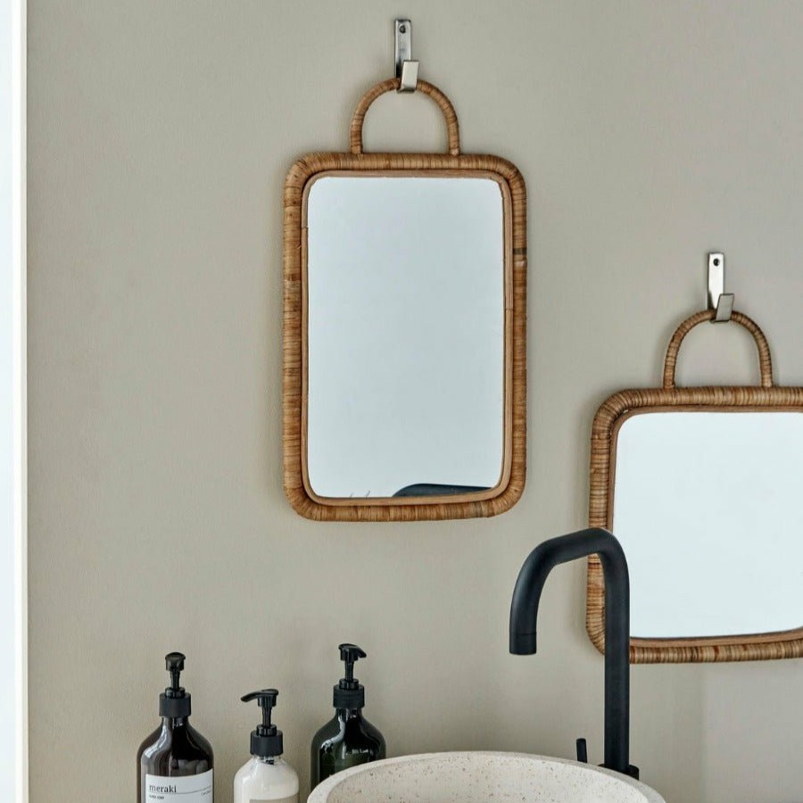 Home Decor House Doctor | Mirror With Frame, Mkbaki, Natural