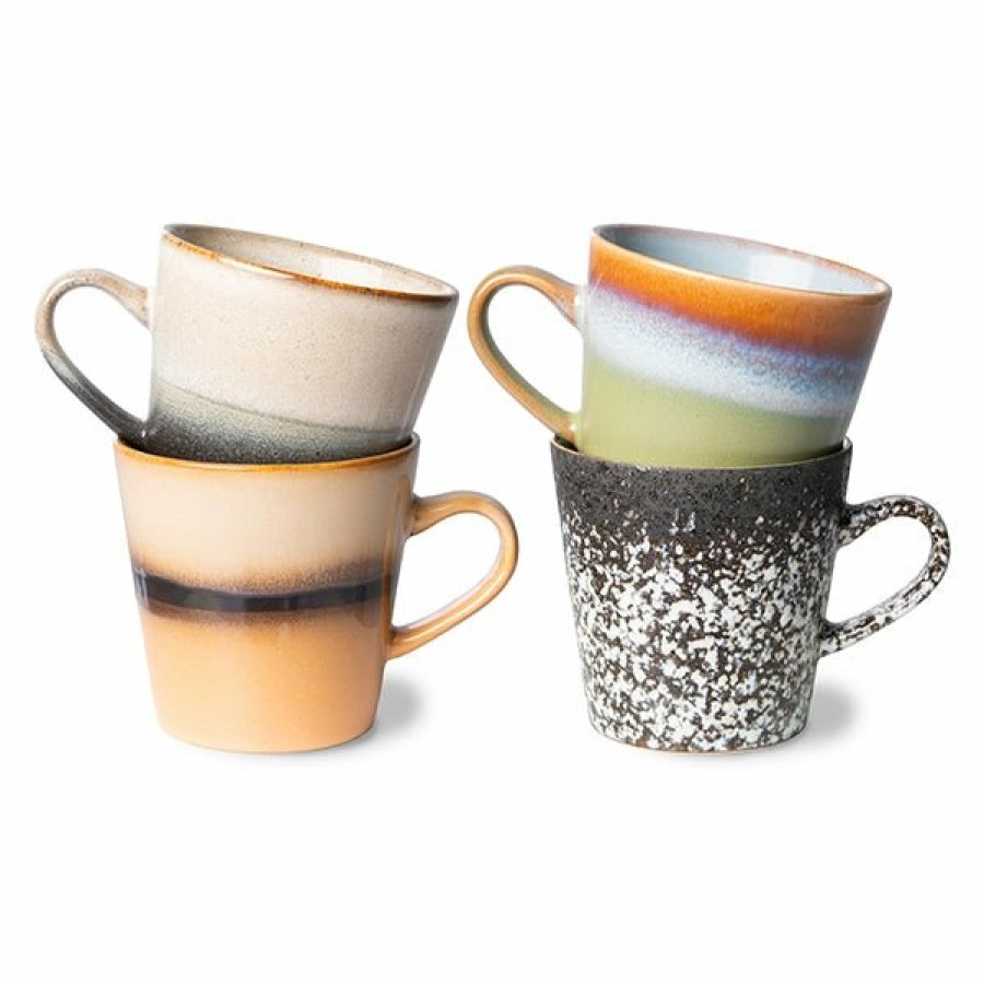 Kitchen & Tableware HKliving | Galileo Americano Mugs (Set Of 4)