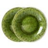 Kitchen & Tableware HKLiving | The Emeralds: Ceramic Dinner Plate Spotted Green (Set Of 2)