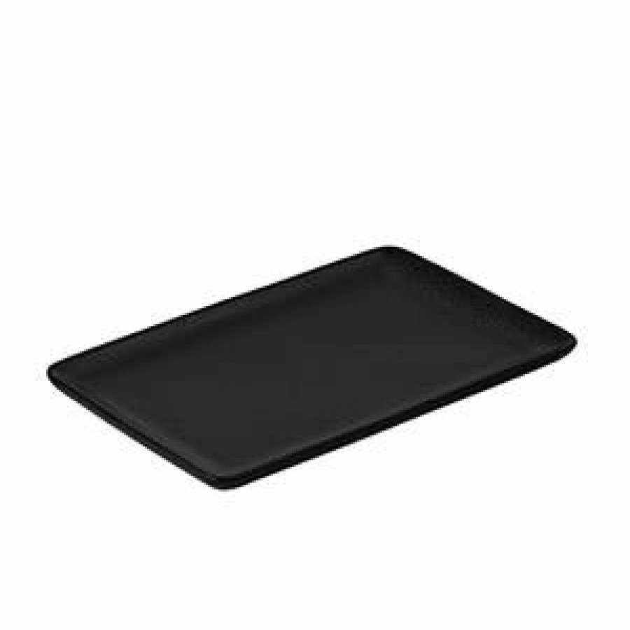 Home Decor Aida | Titanium Black Rectangular Plate