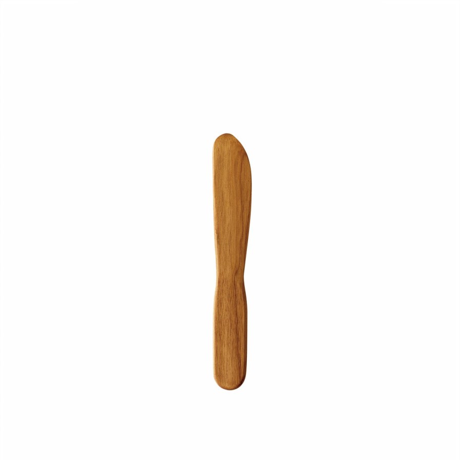 Kitchen & Tableware Aida | Raw Teak Wood Butter Knife