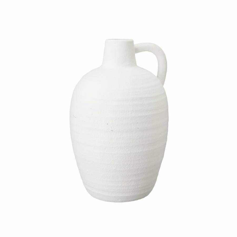 Home Decor WikholmForm | Alba Vase Matt White With Handle