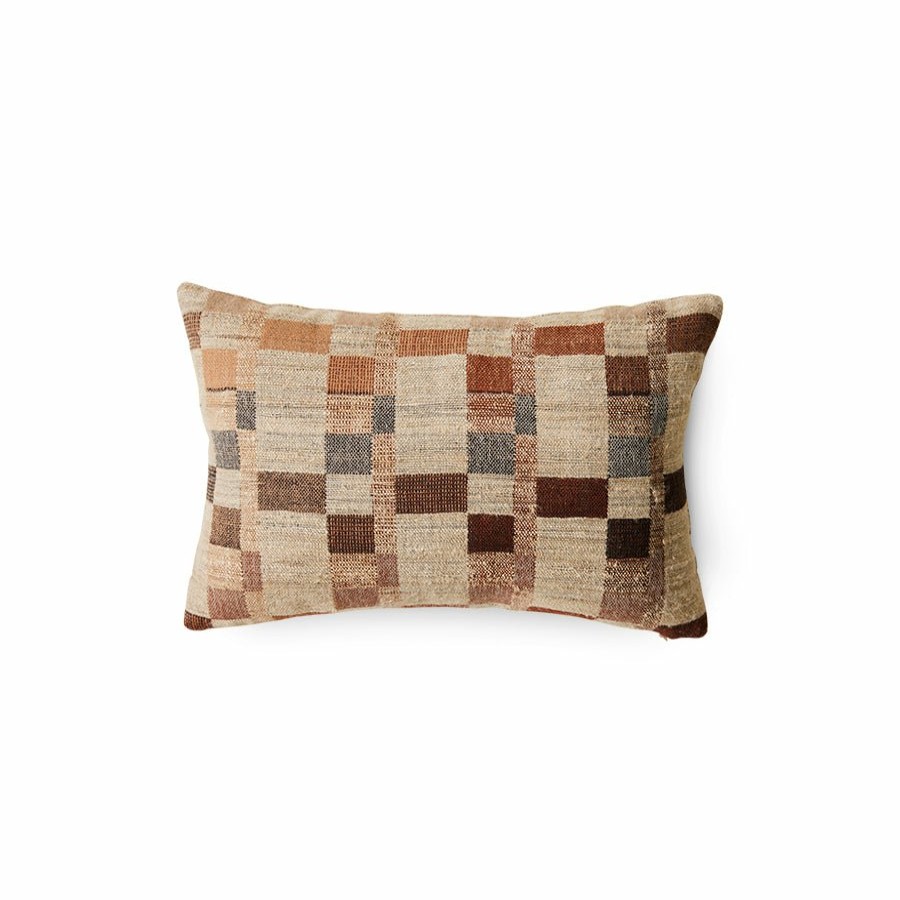 Home Decor HKliving | Silk Cushion Rural (40X25Cm)