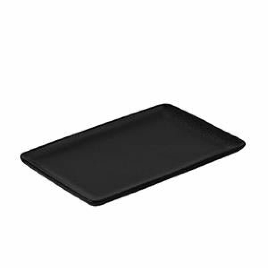 Home Decor Aida | Titanium Black Rectangular Plate