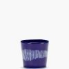 Kitchen & Tableware Serax | Espresso Cup Dark Blue / White Stripes Feast