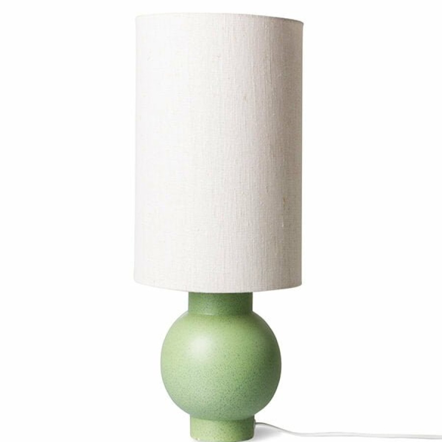 Furniture HKliving | Ceramic Lamp Base Pistachio Green