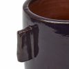 Home Decor Serax | Flower Pot S Glazed Aubergine