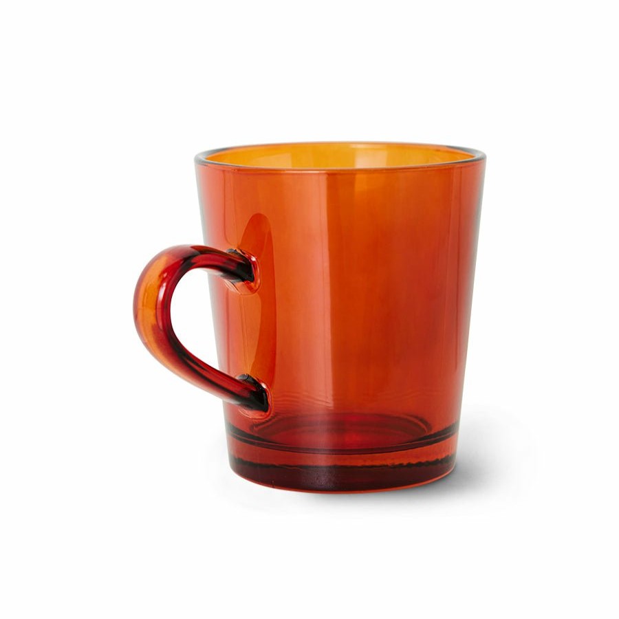 Kitchen & Tableware HKliving | Coffee Cups Amber Brown (Set Of 4)