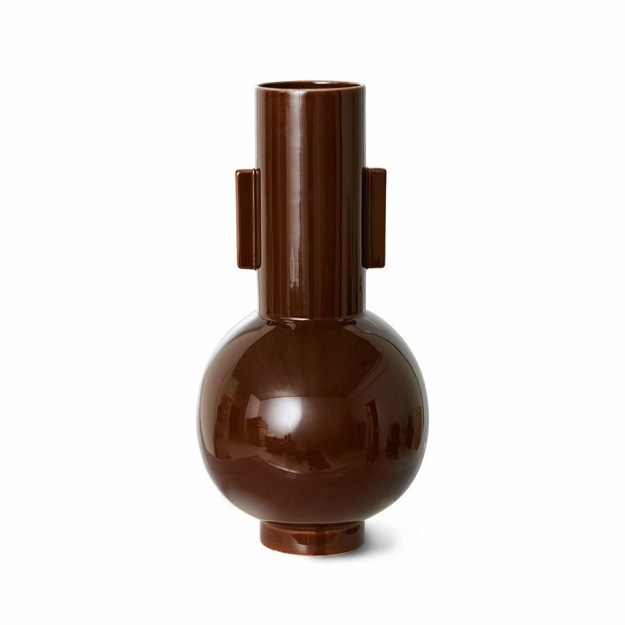 Home Decor HKLiving | Ceramic Vase Espresso L