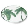 Kitchen & Tableware HKLiving | Porcelain Dinner Plate Palms Green