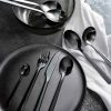 Kitchen & Tableware Aida | Raw Serving Spoons Cutlery Black (Set)