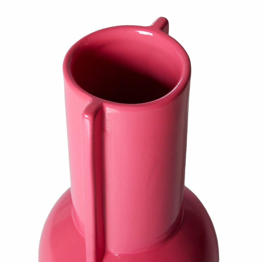 Kitchen & Tableware HKLiving | Ceramic Vase Hot Pink