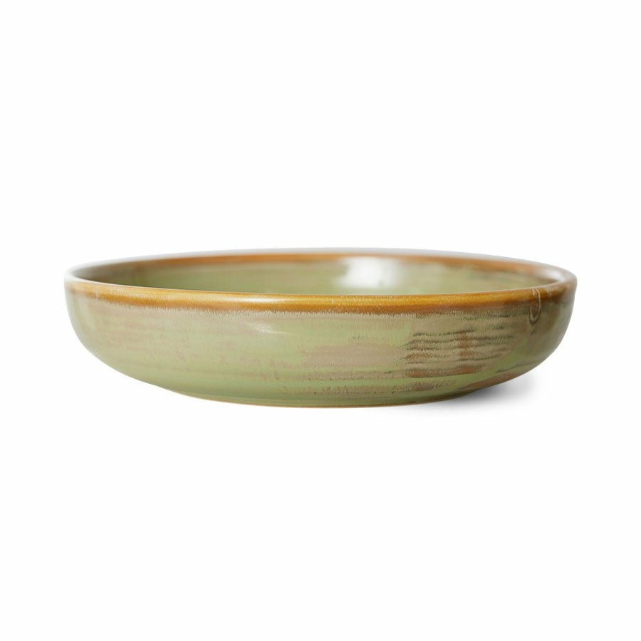 Kitchen & Tableware HKLiving | Deep Plate M Moss Green