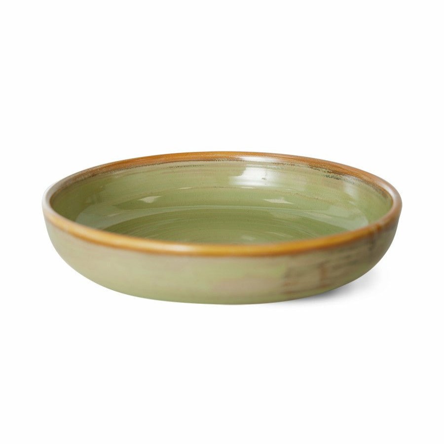 Kitchen & Tableware HKLiving | Deep Plate M Moss Green