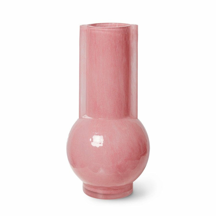 Home Decor HKLiving | Glass Vase Flamingo Pink