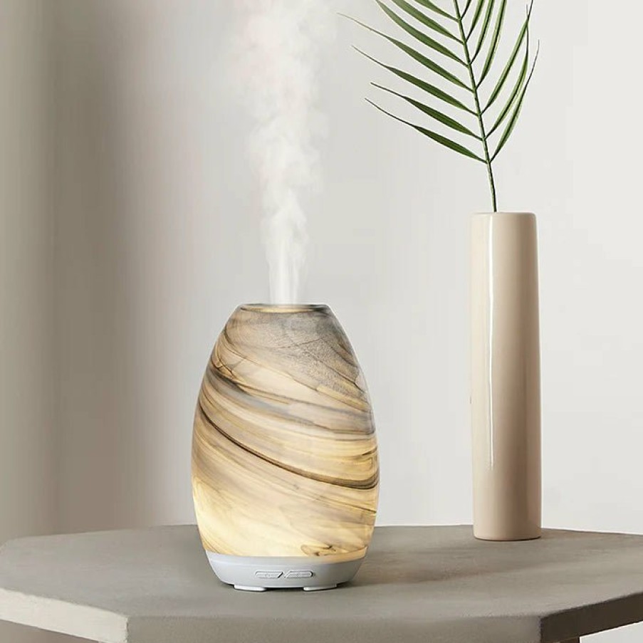 Home Decor MadebyZen | Jasper Black And Grey Aroma Diffuser