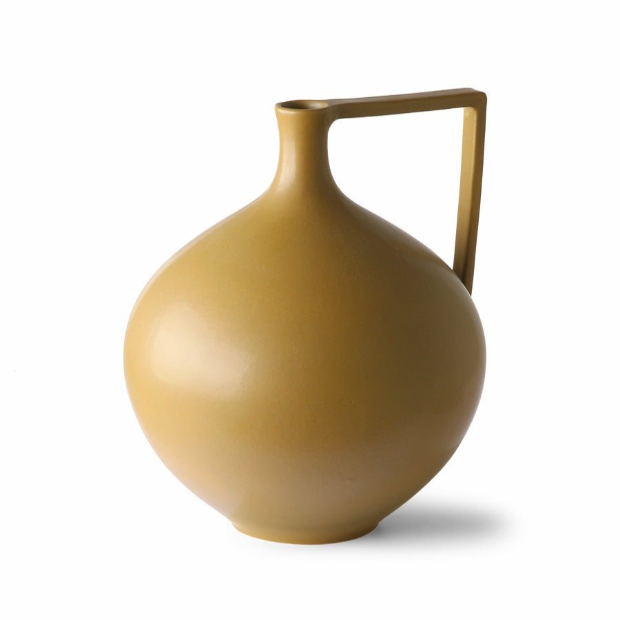 Home Decor HKliving | Ceramic Jar L Mustard