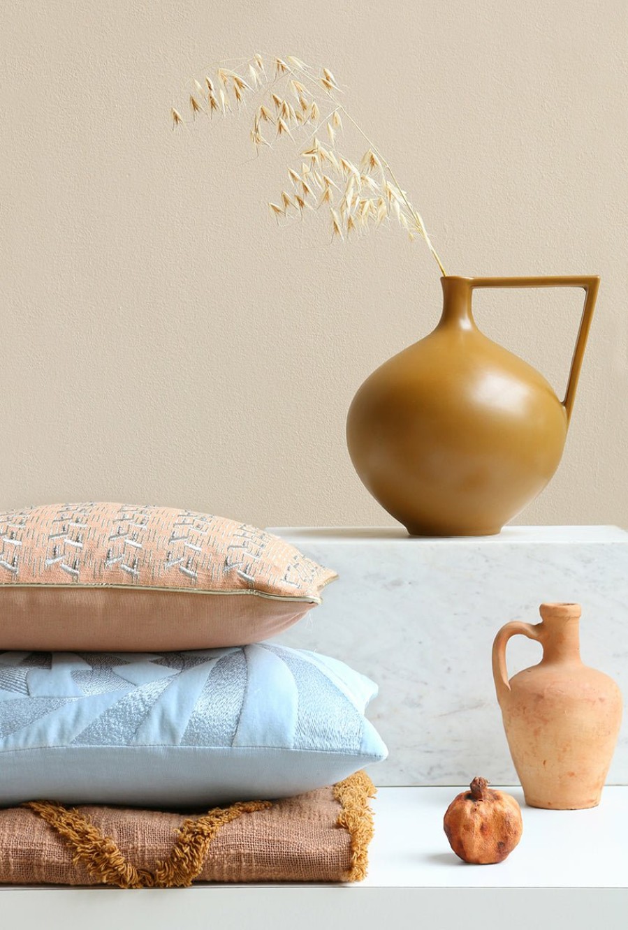 Home Decor HKliving | Ceramic Jar L Mustard