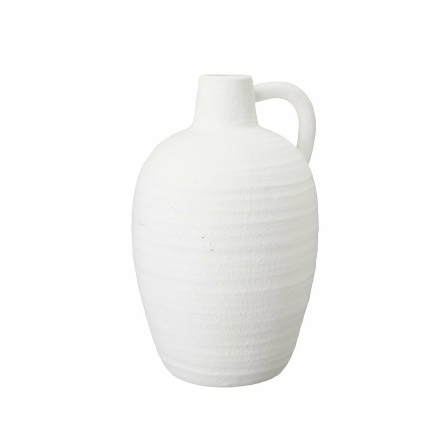 Home Decor WikholmForm | Alba Vase Matt White With Handle